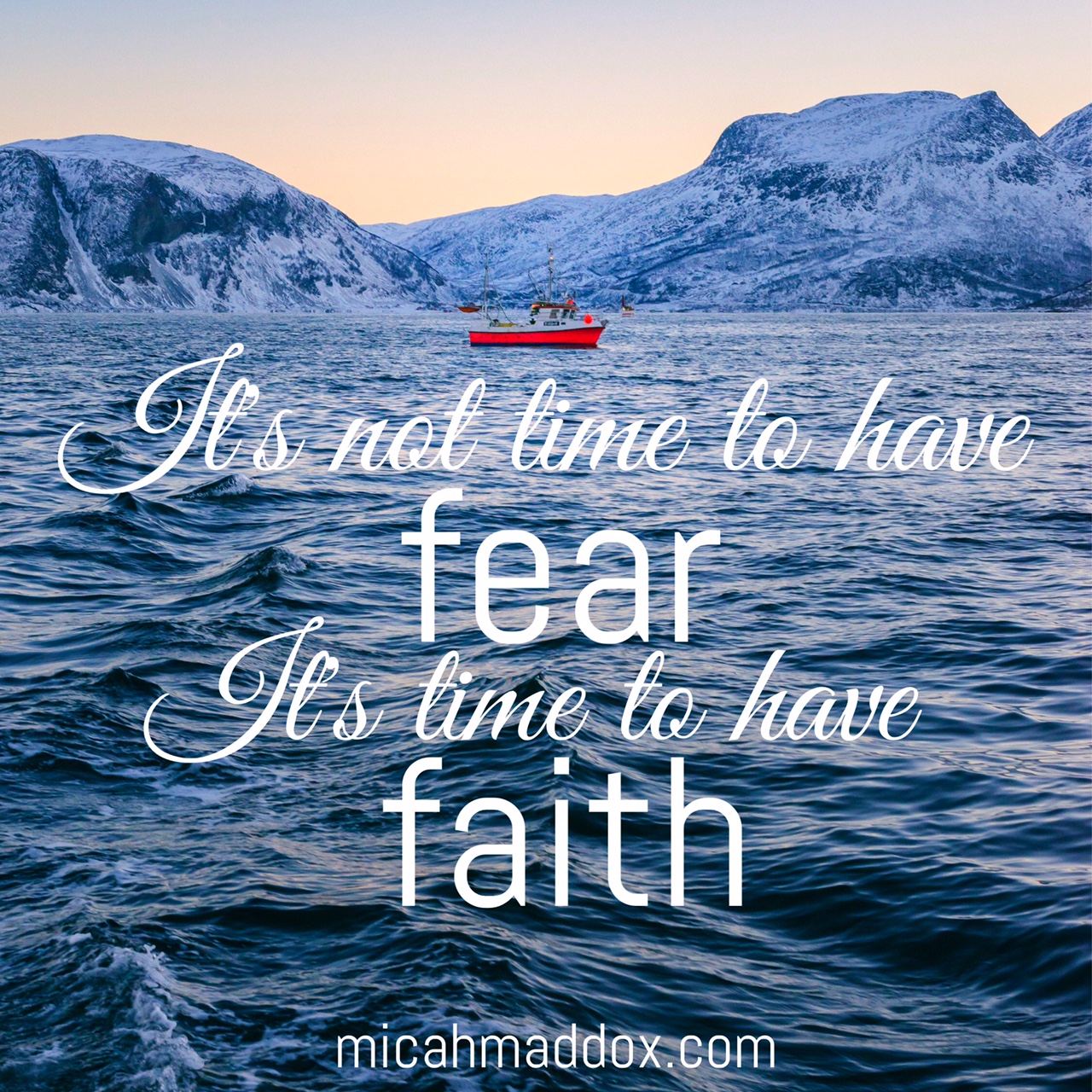fear not have faith