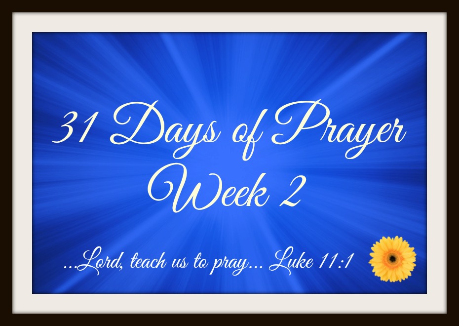 31 Days of Prayer - Week 2 Final Picture