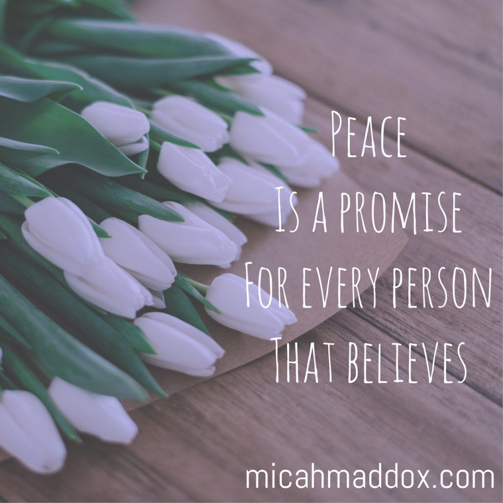 Peace is a Promise